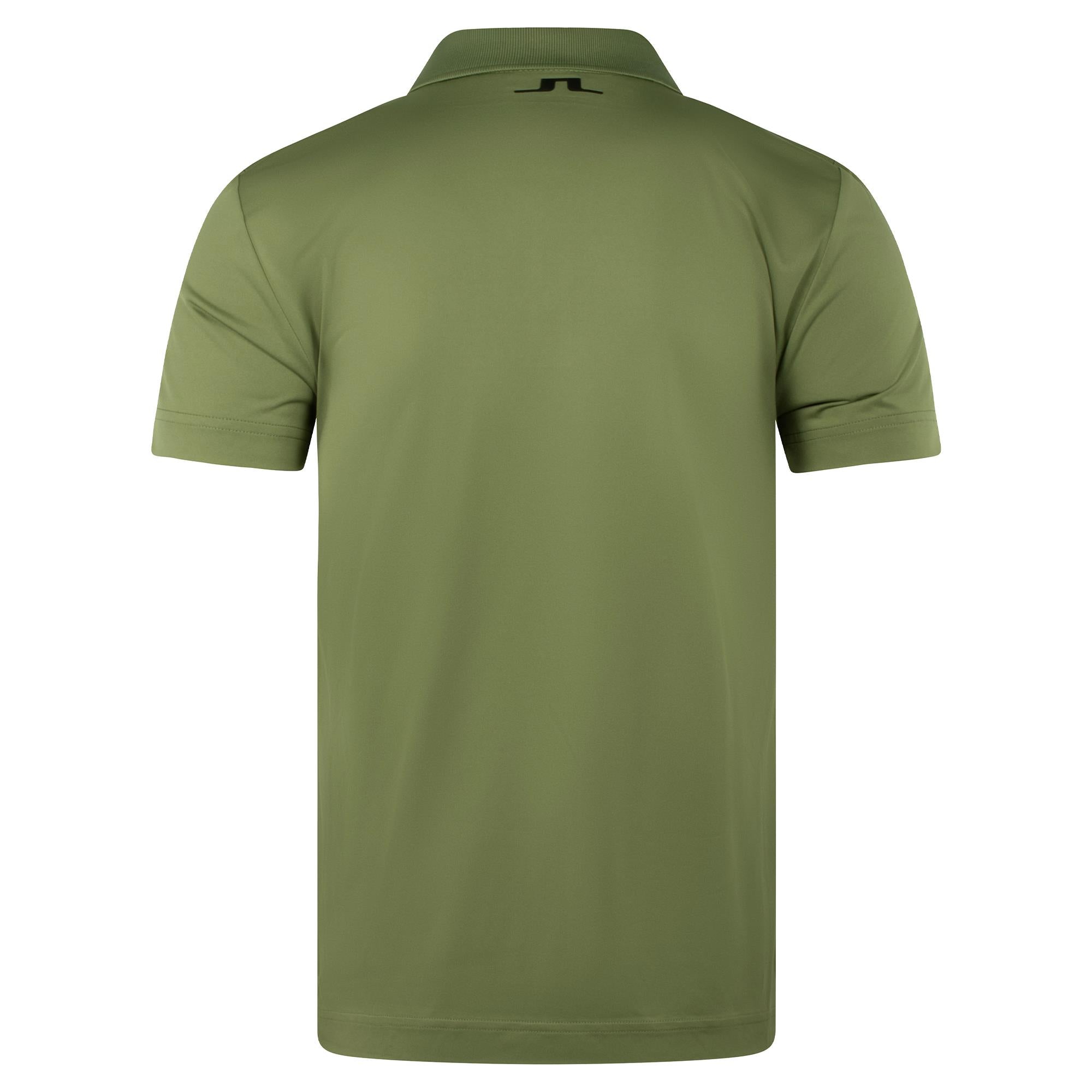 J Lindeberg Lionel Mens Golf Polo Shirt Oil Green